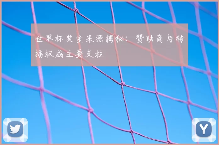 世界杯奖金来源揭秘：赞助商与转播权成主要支柱